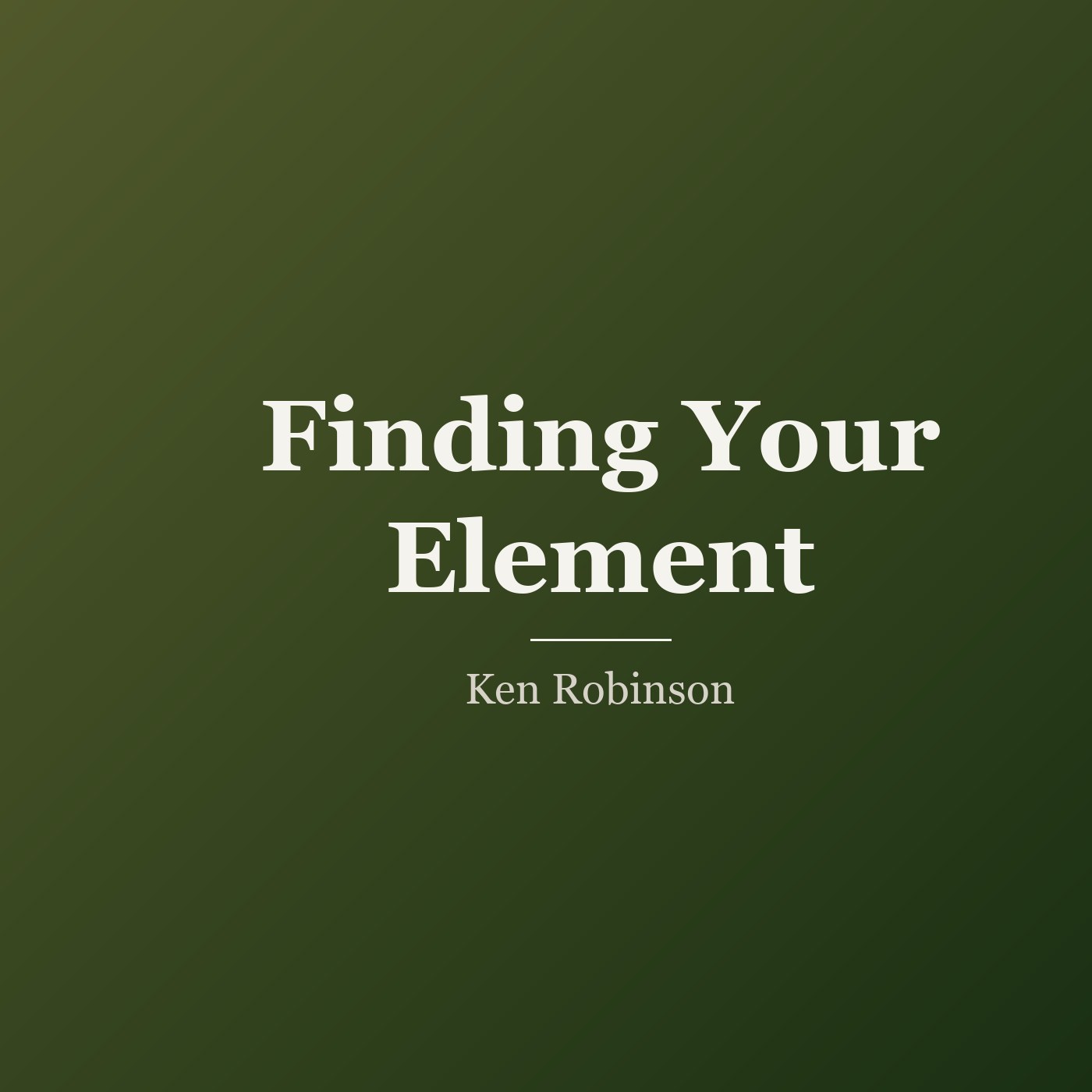Finding Your Element cover
