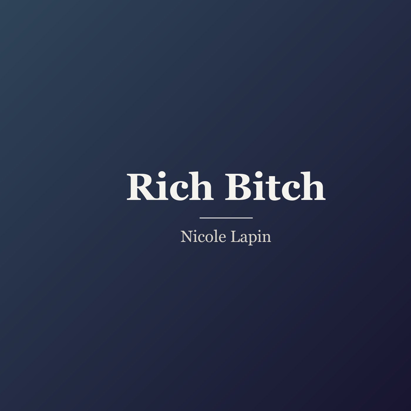 Rich Bitch cover
