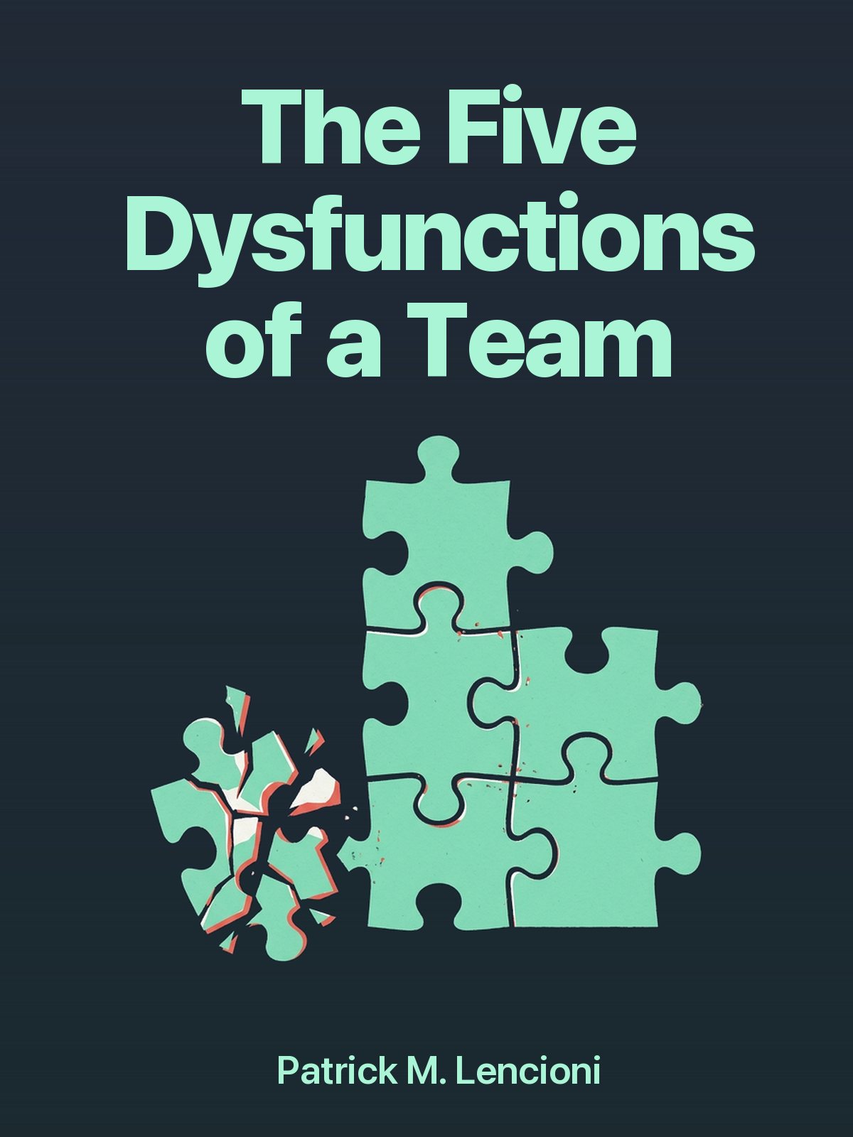 The Five Dysfunctions of a Team cover