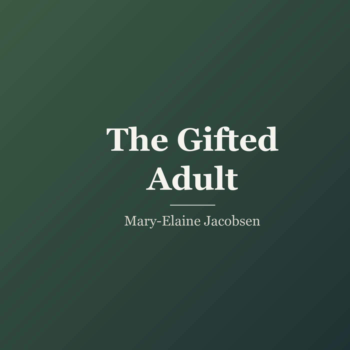The Gifted Adult cover