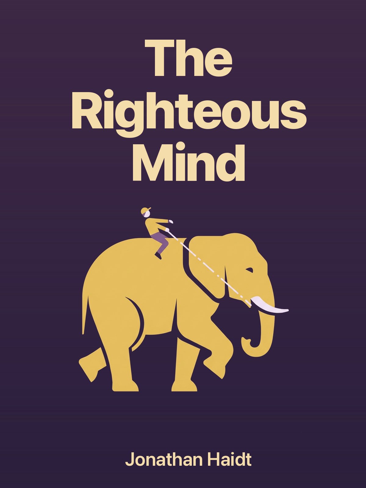 The Righteous Mind cover