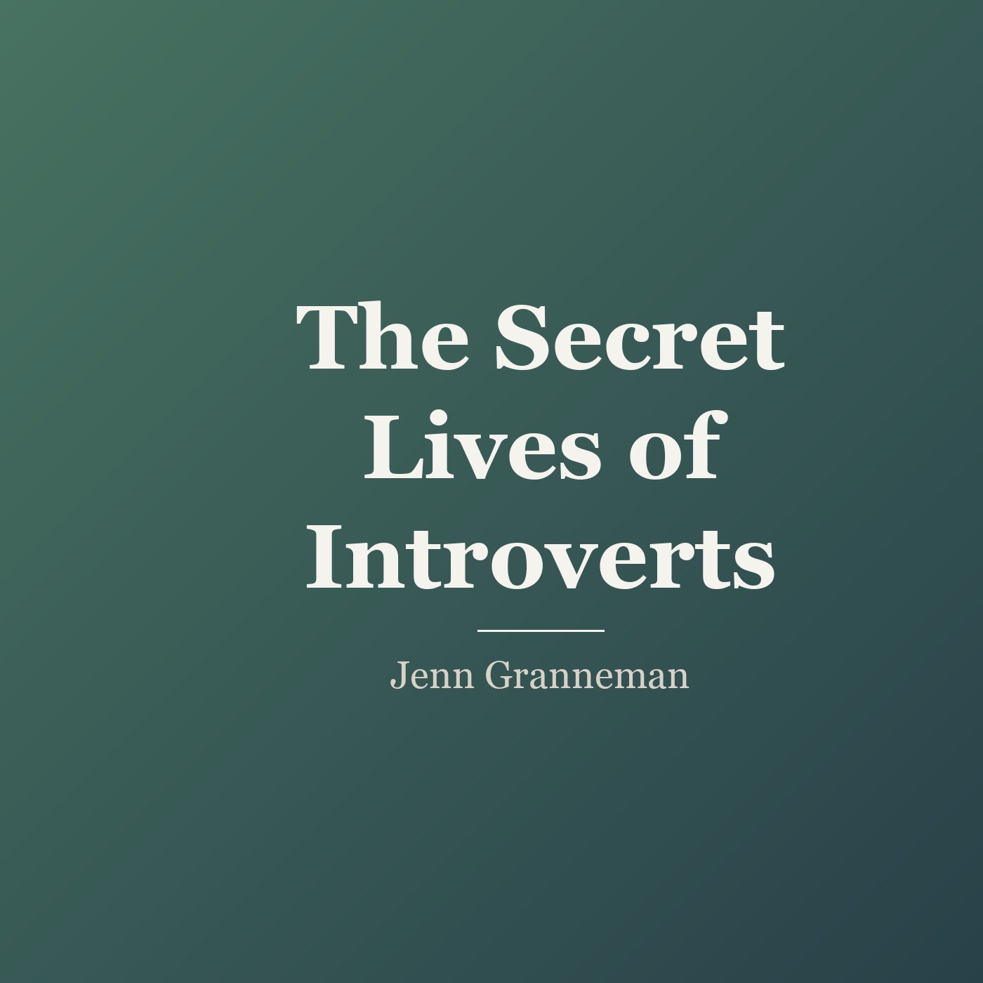 The Secret Lives of Introverts cover