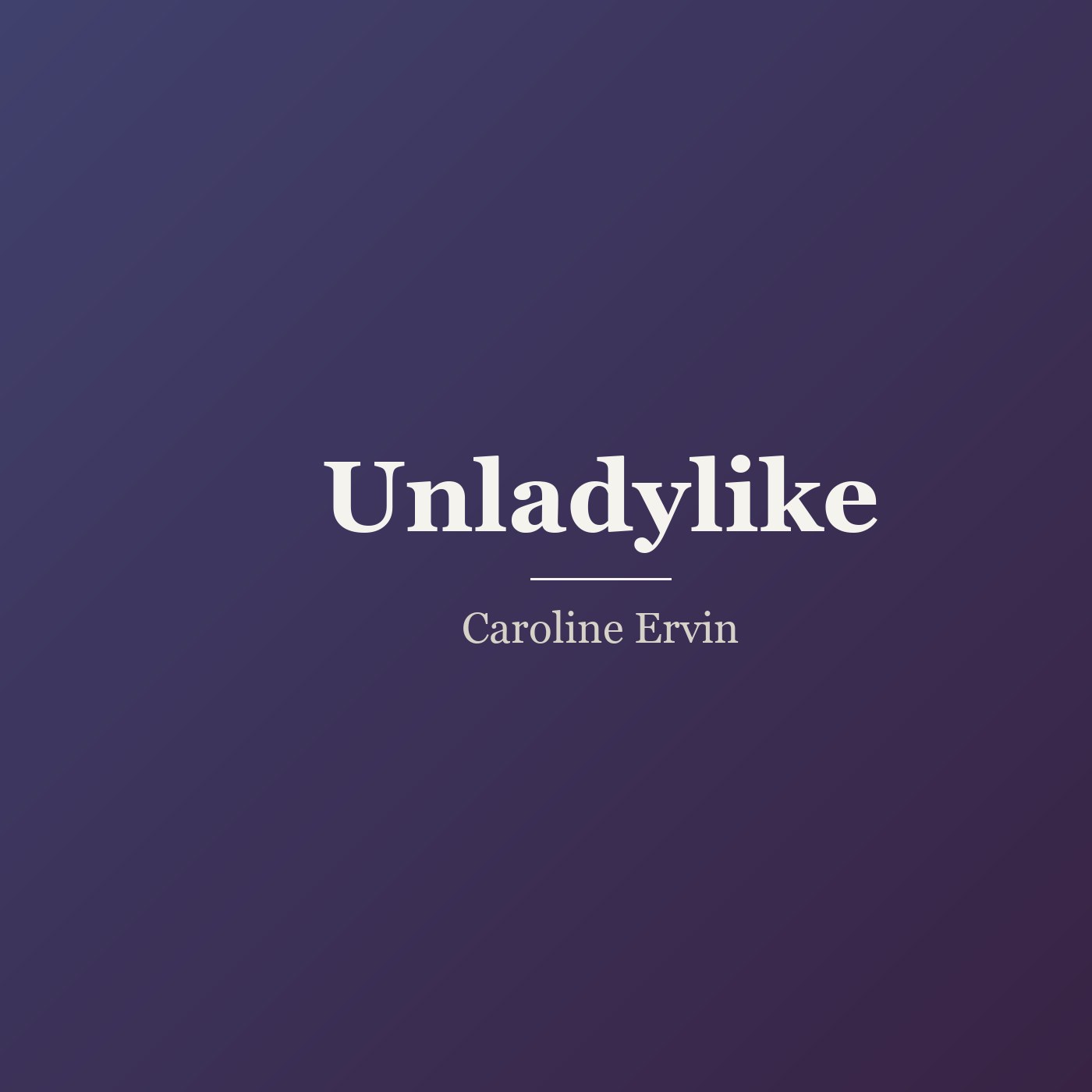 Unladylike cover