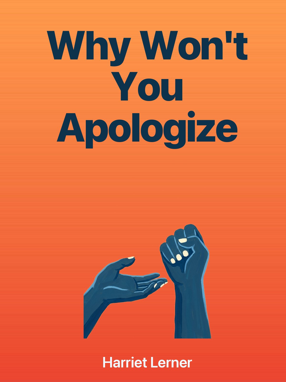 Why Won't You Apologize cover
